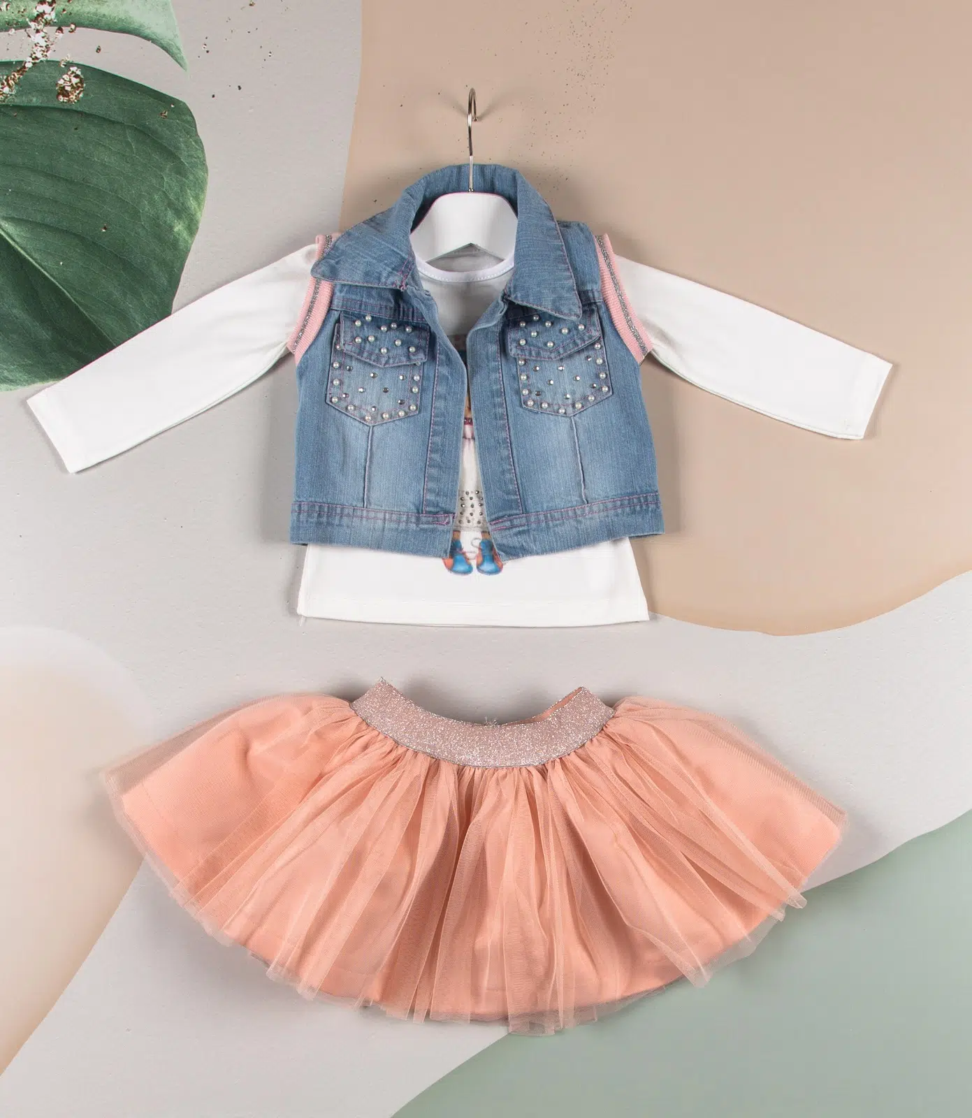 Baby girl hot sale skirt set