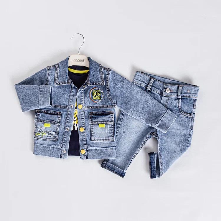 KAGAYD Toddler Baby Boy Girls Denim Jacket Button Down Basic Ripped Hoodie Jeans Coat Kid Cowboy Outwear Casual - Product Details