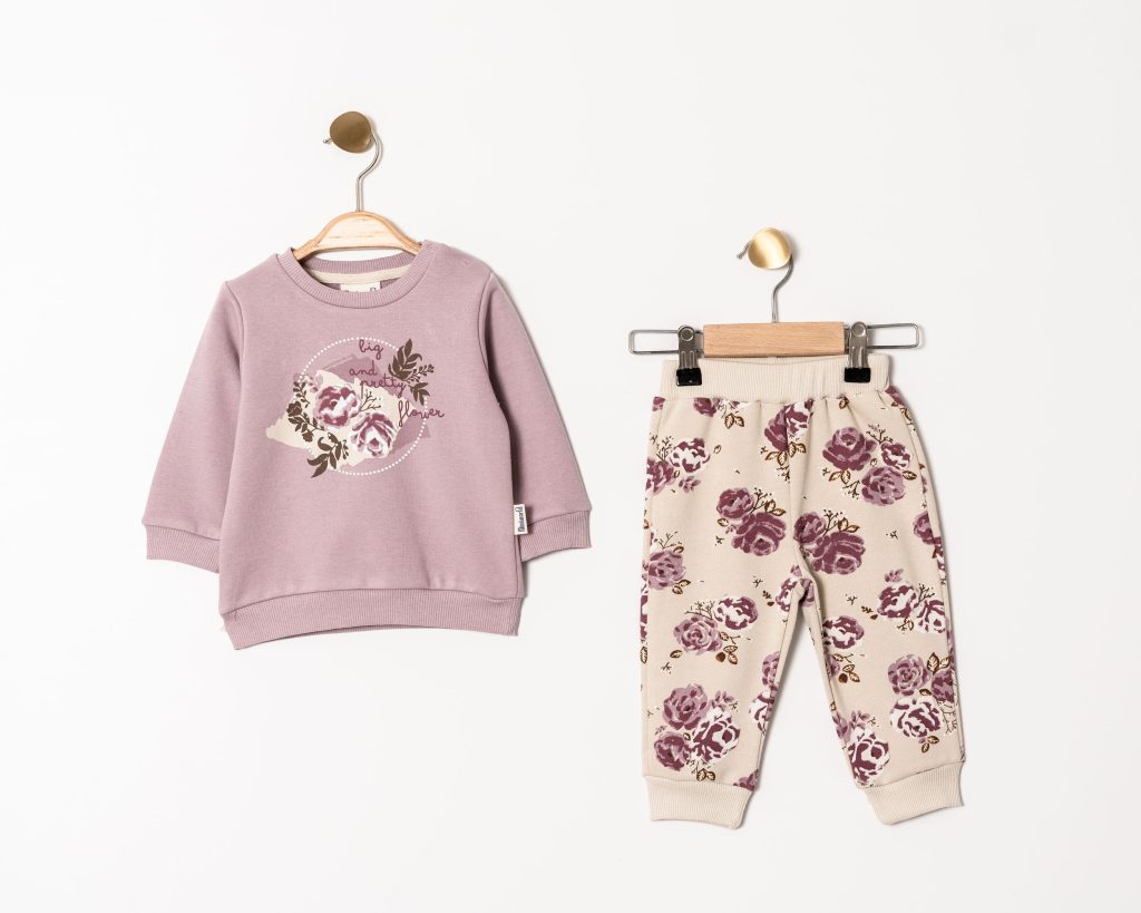 Red Bunny Love Baby Winter Tracksuit – Soft Two-Piece Set main image 1