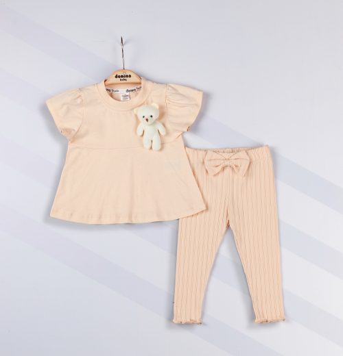 Baby Girls Teddy Legging Set (6-24M)