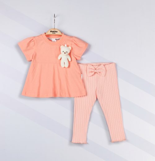 Baby Girls Teddy Legging Set (6-24M)