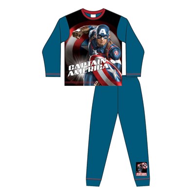 Boys CAPTAIN AMERICA Official Pyjamas (4-10Y)