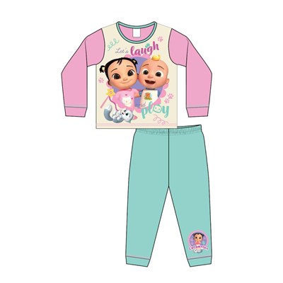 Girls Toddler COCOMELON Official Pyjamas (18M-5Y)