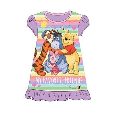 GIRLS YOUNGER WINNIE THE POOH NIGHTDRESS (2-6Y)
