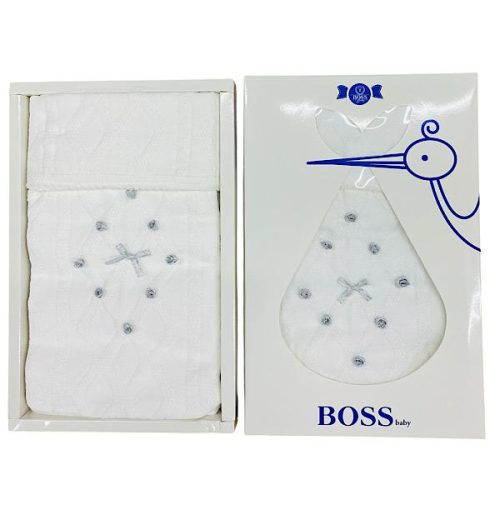Babies Rose Bud Boxed Blanket