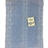 shawl heart blue Babies Heart Embossed Blanket