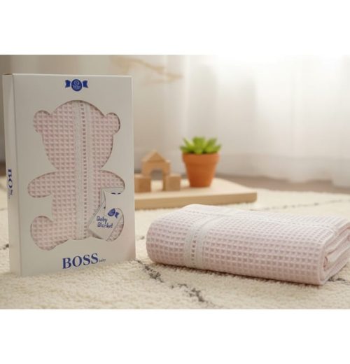 Babies Lace Border Teddy Boxed Blanket