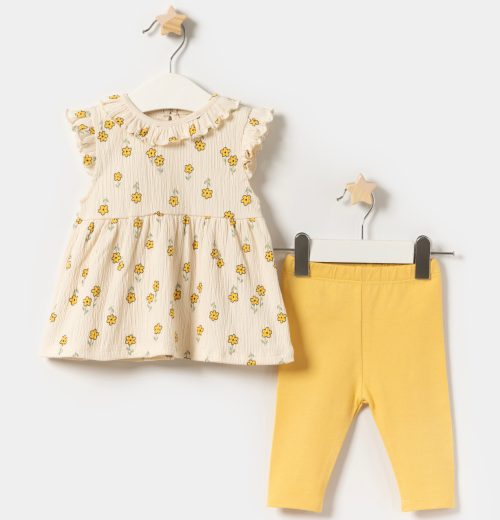 Baby Girls Floral Print Legging Set (9-24M)