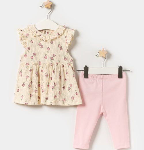Baby Girls Floral Print Legging Set (9-24M)
