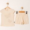butterfly Girls Butterfly Embossed T-Shirt & Shorts Set (3-6Y)