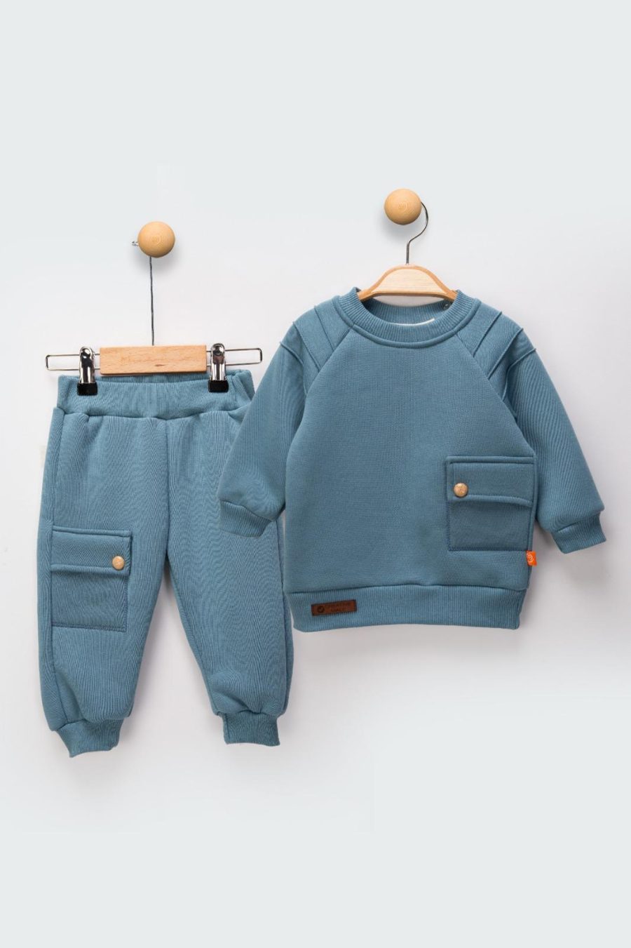 2484 blue Baby Boys Pocket Tracksuit (9-24M)