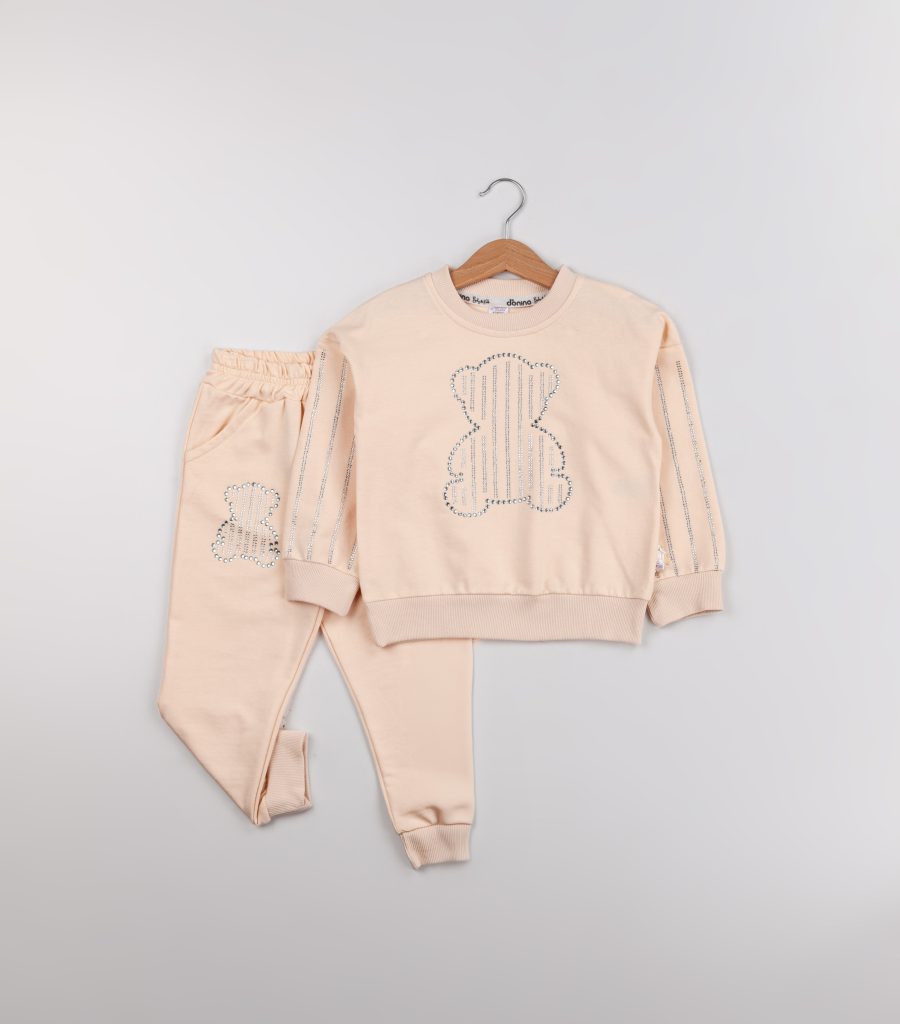 IMG 080691 scaled Girls Diamante Teddy Loungewear Set (2-5Y)