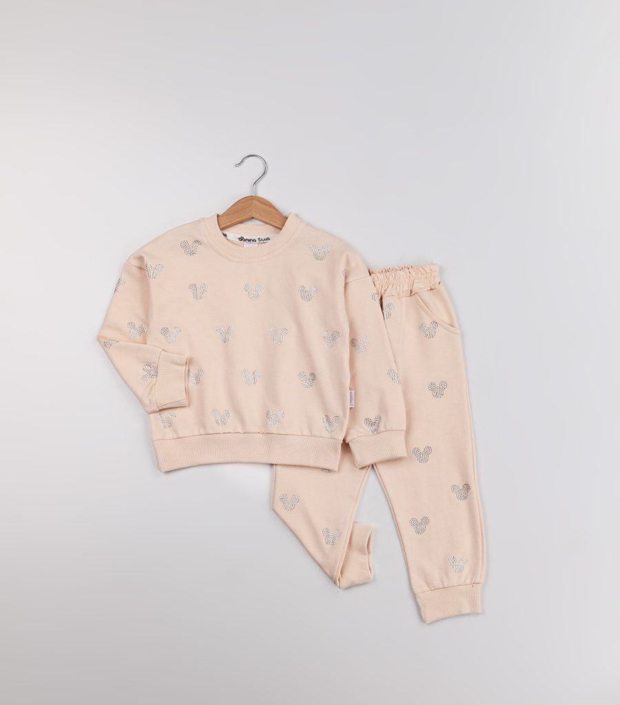 IMG 080732 kodsuz 2 5 yas╠o scaled Girls All Over Diamante Teddy Loungewear Set (2-5Y)