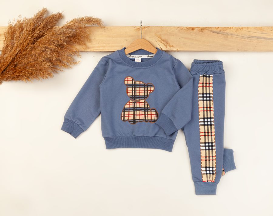 IMG 090193 scaled Boys Two Piece Check Teddy Tracksuit (6-24Y)