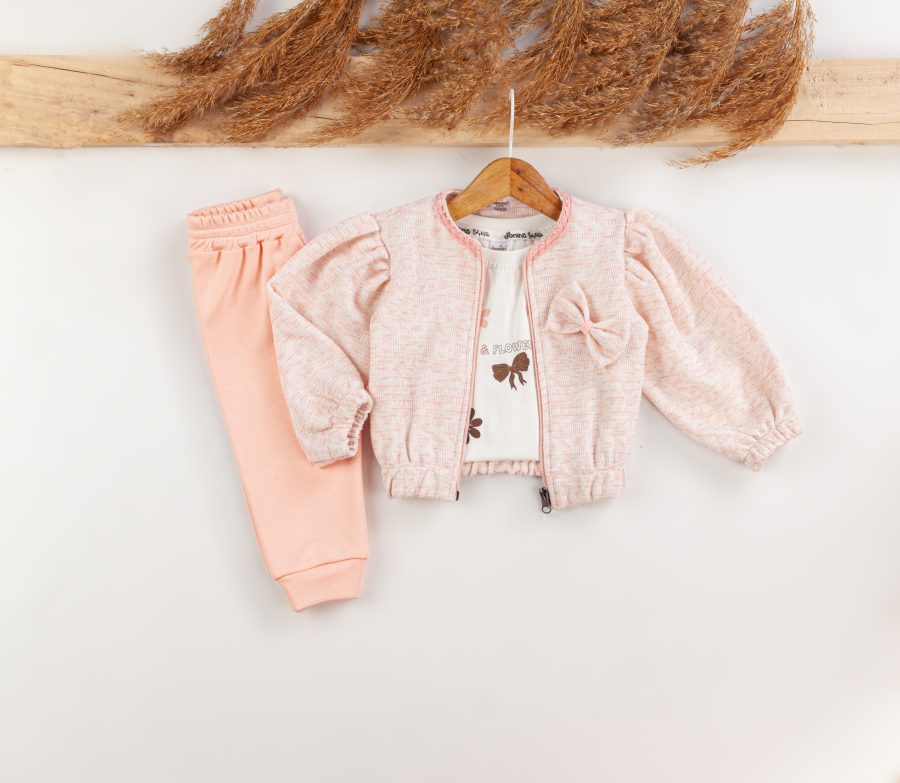 IMG 94727.40852 6 24 ay scaled Girls Three Piece Bow Jacket & Bottoms Set (6-24Y)
