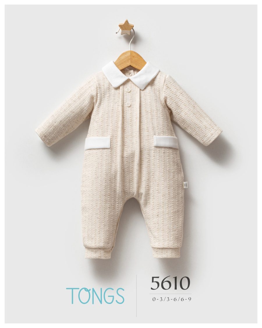 5610 Baby Boys All in One Spanish Full Sleeve Pocket Romper (0-9M)