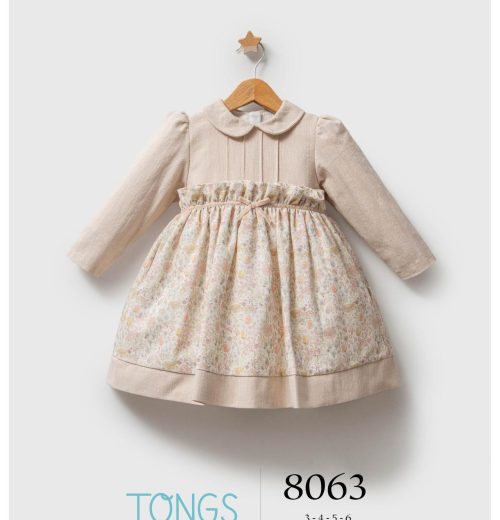 Girls Spanish Floral Bow Dress (3-6Y)