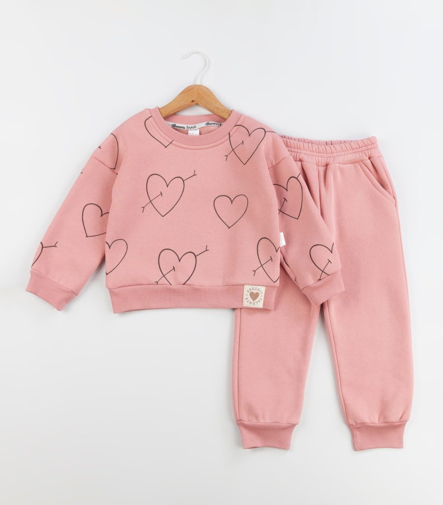60356 rose scaled Girls Heart Print Tracksuit (2-5Y)