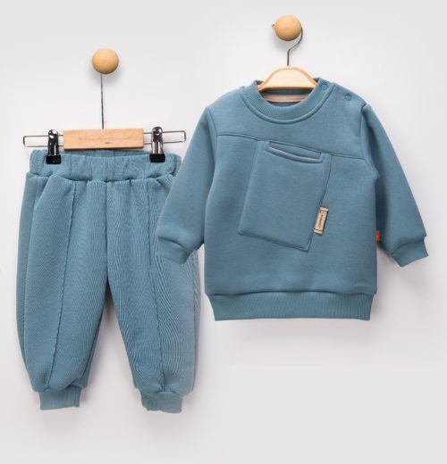 Baby Boys Two Piece Centre Pocket Tracksuit (9-24M)