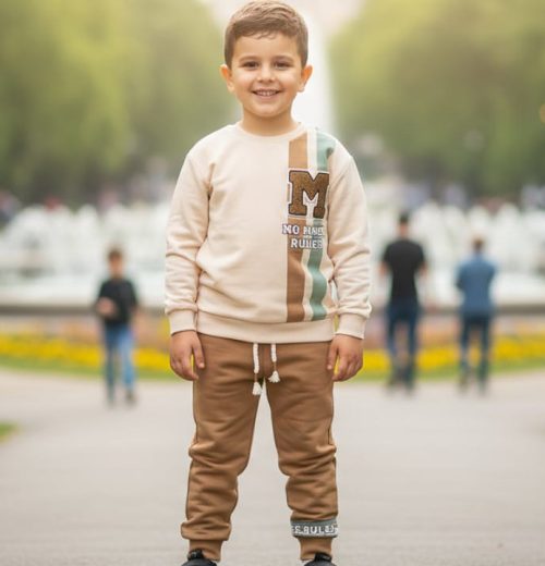 Boys Two Piece "NO MORE RULES" Tracksuit (3-6Y)