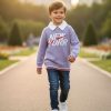 ny grey Boys Knitted Collar Jumper (3-12Y)