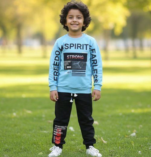 Boys Two Piece "STRONG SPIRIT" Tracksuit (3-6Y)