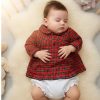 tartan set Baby Girls Tartan Dress & Panties Set (0-9M)