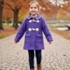 toggle coat Girls Purple Toggle Coat (2-12Y)