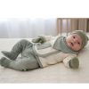 6223 green Baby Boys Check Five Piece Set with Mittens, Bib & Hat (0-6M)