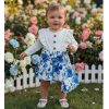 baby purse blue Baby Girls Full Sleeve Floral Dress with Purse (6-36M)