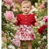 baby purse red Baby Girls Full Sleeve Floral Dress with Purse (6-36M)