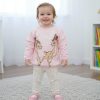 bambini Baby Girls Two Piece Bambini Reindeer Legging Set (9-24M)