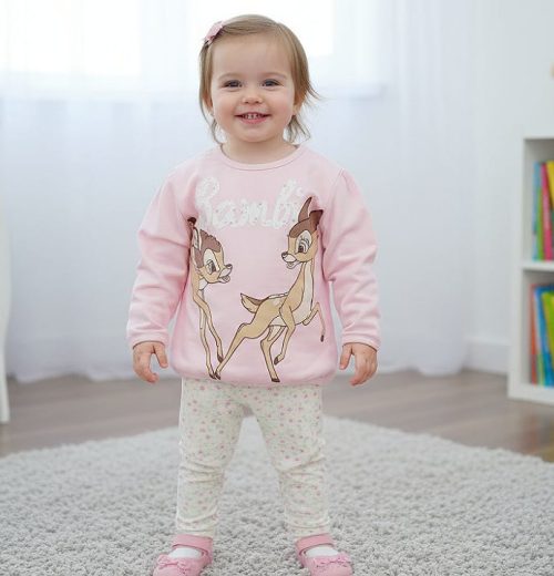 Baby Girls Two Piece Bambini Reindeer Legging Set (9-24M)