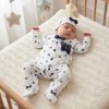 d crown navy Baby Boys Diamante Crown All in One Bow Baby Grow with Hat & Mittens (3-9M)