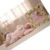 shenu pink Baby Girls Five Piece Knitted Boxed Gift Set