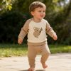 7124 Baby Boys Two Piece Koala Embossed Tracksuit (9-24M)