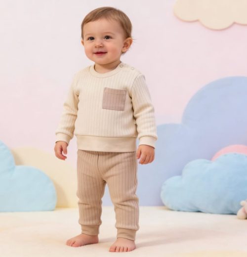 Baby Boys Two Piece Pocket Outfit (9-24M)