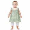 al6 Baby Girls Two Piece Net Embossed Dress & Leggings Set (6-24M)