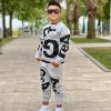 real grey Boys Two Piece "REAL G" Printed Tracksuit (4-12Y)