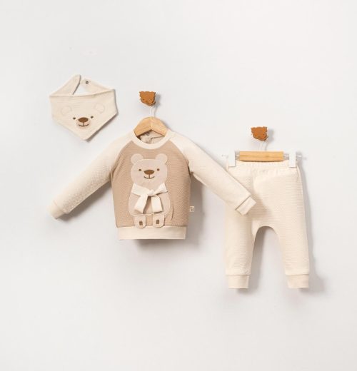 Baby Boys Two Piece Teddy Bear Outfit (9-24M)