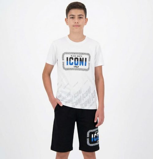 Boys iconi T-Shirt & Shorts Set (4-14Y)