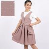 it1 pink Girls Full Diamante Attached Waistcoat Dress with Purse (4-14Y)