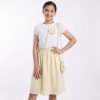 it3 lemon Girls Anglaise Pinstripe Dress with Purse (4-14Y)