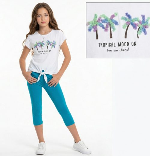 Girls Tropical Petal Legging Set (8-14Y)