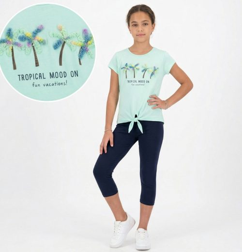 Girls Tropical Petal Legging Set (8-14Y)