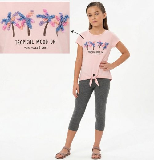 Girls Tropical Petal Legging Set (8-14Y)