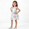 cotton 1 1 Girls Floral Print Cotton Dress (2-7Y)