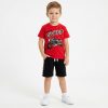fq6 Boys Two "NEVER GIVE UP" Motorbike T-Shirt & Shorts Set (3-6Y)