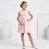 fr1 pink Girls Multi Bow Dress with Purse (4-14Y)