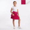 it5 fuschia Girls Diamante Bow Dress with Purse (4-14Y)
